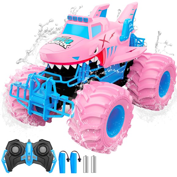 Coche RC Salazaza 1:16 Anfibio 4x4 Impermeable Rosa