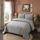 thumbnail image 1 of Cubrecama Premium Con Pompones 2 Plaza Color Gris, 1 of 4