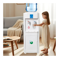 Genérico - Dispensador De Agua Eléctrico Frío Y Caliente Con Gabinete Blanco