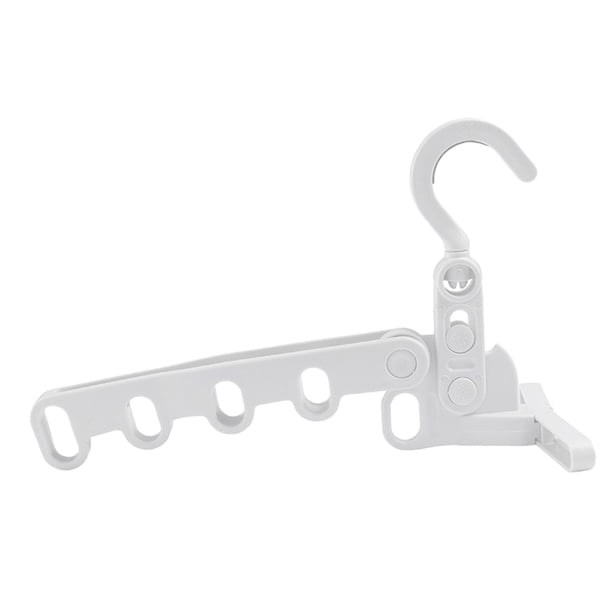 Tendedero de ropa plegable, estante colgante para cuarto de lavandería, percha de ropa de viaje portátil con 5 perchas de viaje para vacaciones en Hot