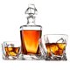 thumbnail image 1 of Set de decantador y vaso de whisky FineDine, estilo europeo, 5 piezas, 1 of 6