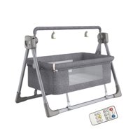 Babyluna - Cuna Colecho Mecedora Eléctrica Plegable Y Bluetooth