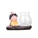 thumbnail image 4 of Creativo Lindo Jarrón Hidropónico Tang Girl Con Soporte De Resina Maceta Estilo Moderno C, 4 of 5