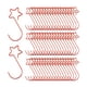 thumbnail image 2 of 100x Ganchos Para árboles De Navidad Suministros Navideños Para Decoraciones De árboles De Navidad Metal Rojo, 2 of 3