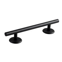 Bothyi - Barandilla Redonda Para Dedos, Parques, Juegos Novedosos De Metal, Mini Monopatín Para Dedos, Barandilla Negra De 20 Cm