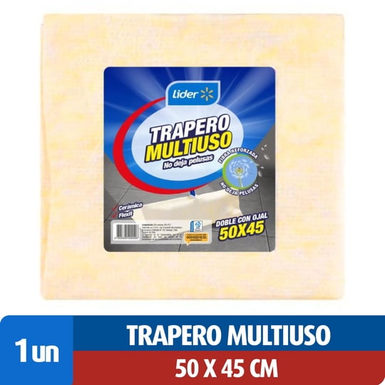Trapero Multiuso Doble Con Ojal 1 Un Lider