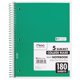 thumbnail image 1 of Cuaderno Mead de 5 materias, rayado college, 180 hojas, 27 x 20 cm, 1 of 8