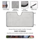 thumbnail image 3 of Clutch Parasol Para Parabrisas Delantero Protector Plegable Visera Solar Para Auto Bloquea Rayos Uv Mantiene Tu Vehículo Fresco 130cm*70cm, 3 of 6
