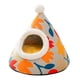 thumbnail image 2 of Casa De Invierno Para Gatos, Cama Para Mascotas, Lavable, Cálida, Suave Para Regalos De Gatos, Flores, 2 of 5