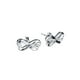 thumbnail image 1 of Aros Enchapados En Plata Corazones Infinito, 1 of 3