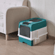 thumbnail image 1 of Portable Foldable Cat Litter Box with Cover - Easy Cleaning, Anti-Splashing, and Includes Plastic Scoop - Perfect for Pet Toilet, 1 of 5