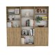thumbnail image 1 of Combo 2 Estantes 2 Puertas + Estante 4 Repisas Macadamia, 1 of 7