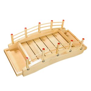 Bothyi - Puente De Sushi De Madera, Puente De Arco De Madera, Platos Para El Hogar, Restaurante, Cocina Al Vapor