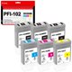thumbnail image 1 of Cartucho de tinta AOTMENDI PFI-102 para Canon imagePROGRAF (paquete de 6), 1 of 7