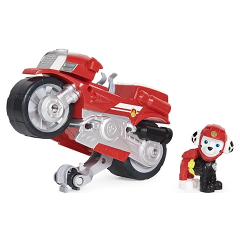 Nickelodeon - Juguete Marshall Auto Rojo Fricción Paw Patrol