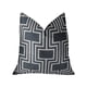 thumbnail image 1 of Almohada Plutus Brands Plutus Argyle cuadrada hecha a mano, lujosa, 40 x 40 cm, 1 of 3