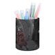 thumbnail image 1 of La Lista de Schindler-theme Cylinder Pen Holder Pencil Organizer with Flannel Lining PVC Leather Material Cardboard Base for study work 10*8CM, 1 of 6