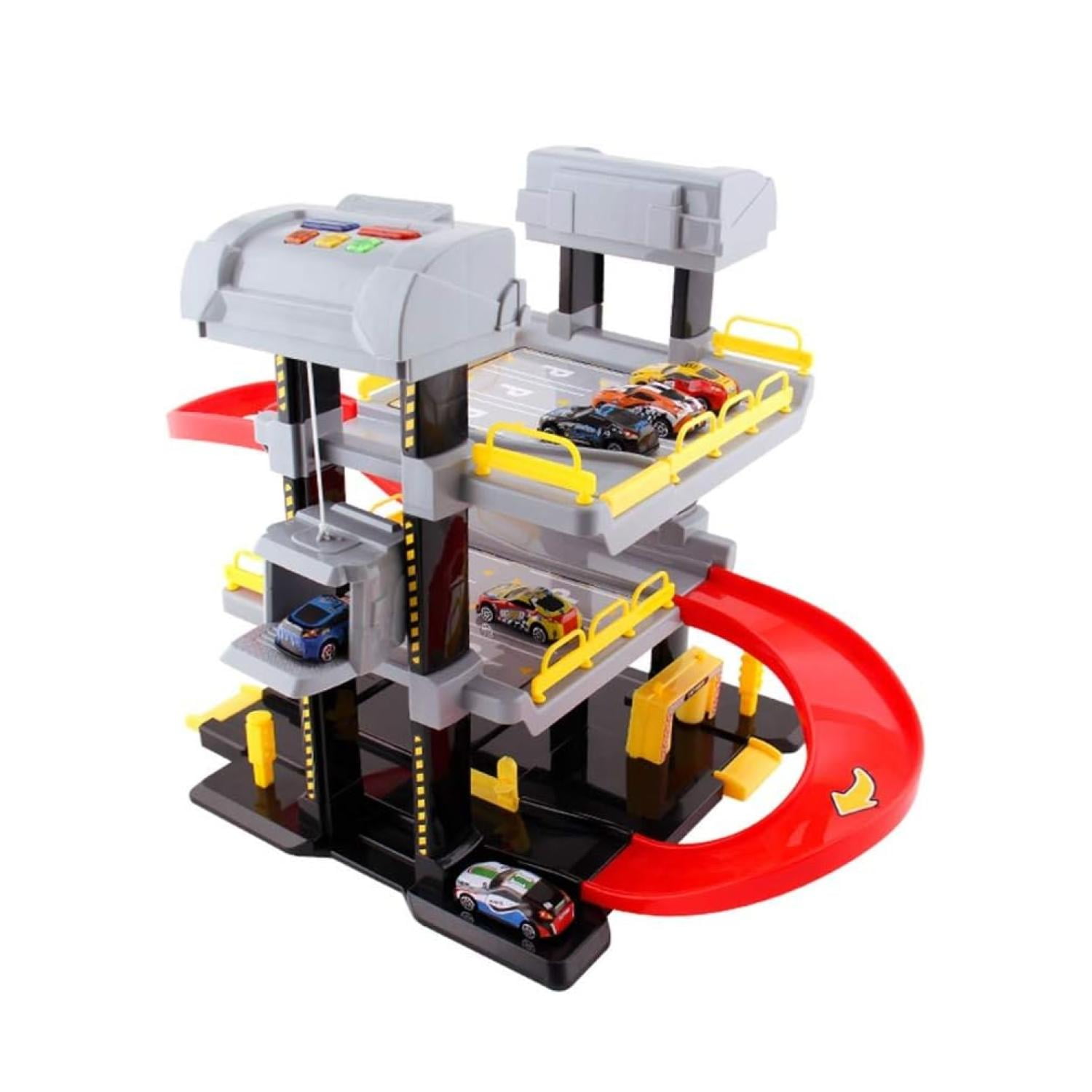 Genérico - Juguete Pista Estacionamiento 3 Niveles Con Autos Infantil