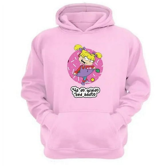 Polerón Canguro Angélica Dibujos Animados Rosa Talla S Unisex