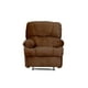 thumbnail image 1 of Bergere Perugia Reclinable Tela Velvet Chocolate, 1 of 3