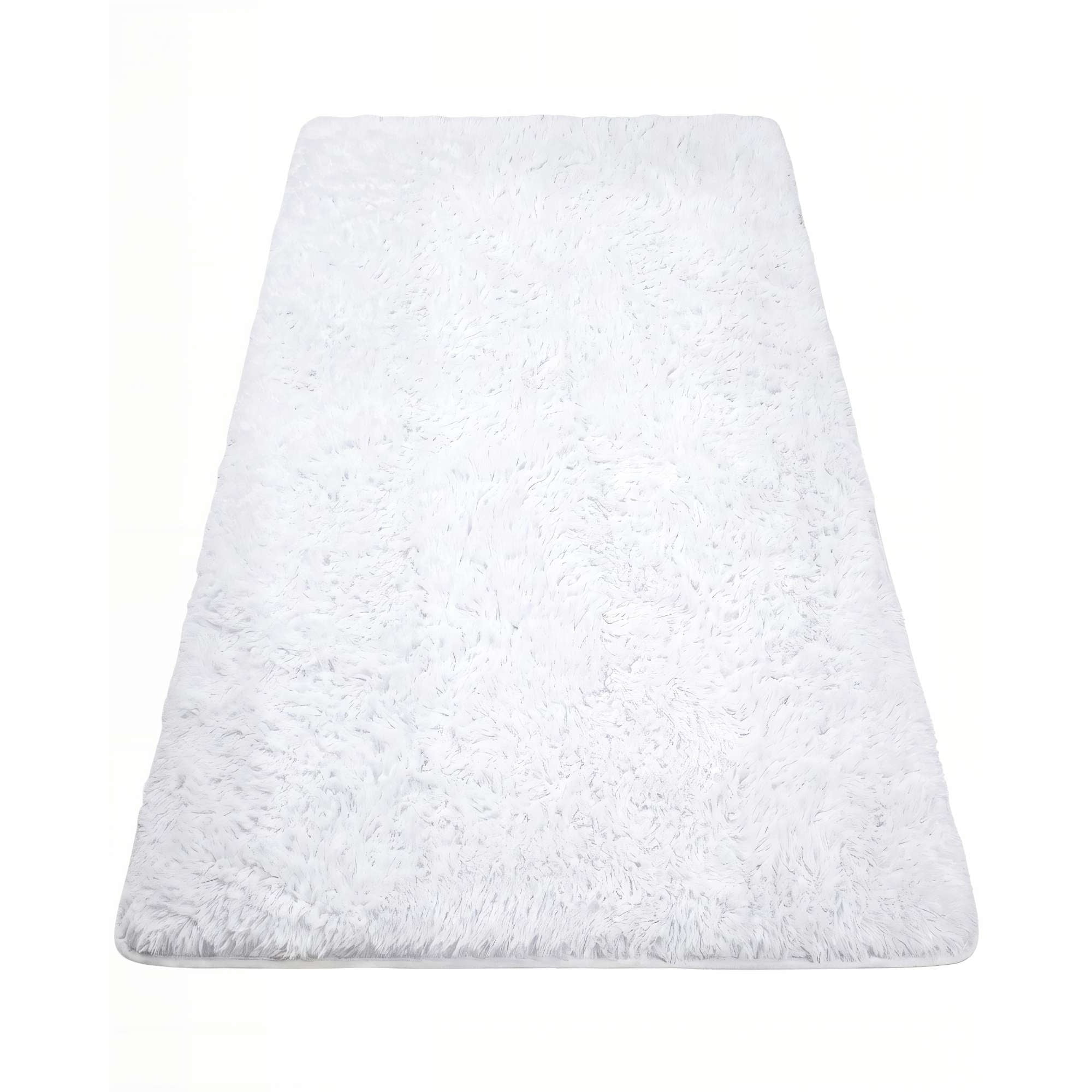 Genérico - Alfombra Peluda 200x300 Premium Color Blanco