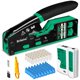 thumbnail image 1 of Kit de herramientas de prensado Brileine RJ45 Pass Through con comprobador, 1 of 6