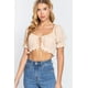 thumbnail image 1 of Top Corto de Punto con Estampado Floral, 1 of 5