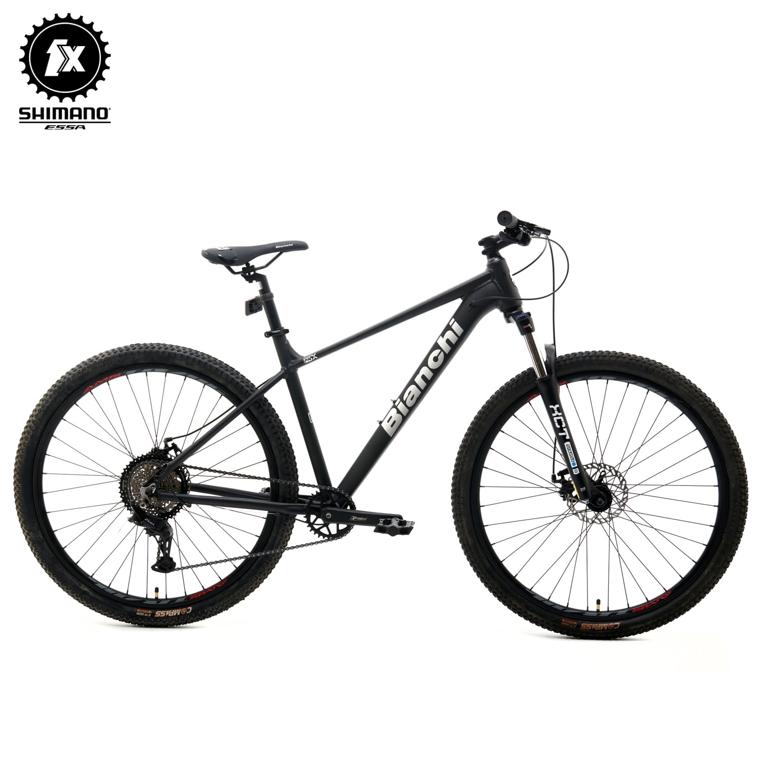 Bianchi - Aggressor 29 Sx Essa 1*8 Negro Semi Matte