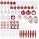 thumbnail image 1 of 70 Piezas De Adornos De Bolas De Navidad Para Accesorios Festivos Para Fotos, Suministros Para Fiestas, Rojo Y Blanco, 1 of 1