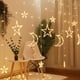 thumbnail image 2 of Luces Led De Cortina Guirnalda Navidad Extendible, 2 of 5