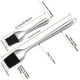 thumbnail image 4 of Upgrade Your Grilling Game with our Premium 1pc Silicone Sauce Basting Brush - Heat Resistant, Dishwasher Safe, Perfect for Basting, Pastry and Barbecue - Featuring Stainless Steel Handles, 4 of 4