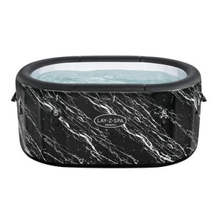 Tina De Hielo Ice Bath Portatil Bestway 2 Personas Con Fitro Negro Tamaño Unico