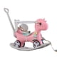 thumbnail image 1 of Caballito Balancin Correpasillo Niños 4 En 1 Musical Eleonor rosa claro, 1 of 6