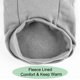 thumbnail image 5 of Sudadera para Perros con Capucha Ropa de Primavera/Otoño/Invierno Abrigo Caliente para Perros Pequeños y Medianos Gris S, 5 of 7