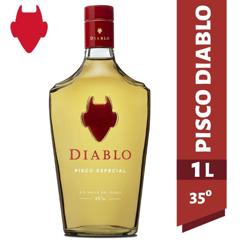 Pisco Especial 35° Botella 1 L Diablo