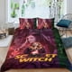 thumbnail image 2 of Bruja Escarlata Wanda Maximoff Conjunto de sábanas temático, trío de piezas, cómodo y amigable con la piel, diseño único, regalo de decoración para el hogar para familiares, amigos y fans,173cm *218cm, 2 of 6