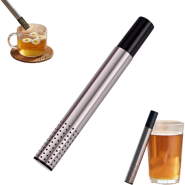 Infusor té hojas sueltas 2026 nuevo malla fina bola difusor café especias bolígrafo infusor gancho