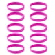 thumbnail image 2 of 10 Piezas / Paquete Pulseras De Silicona En Blanco Pulsera De Goma De Moda Rosa Rojo, 2 of 2