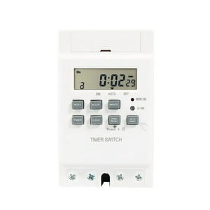 Soliot - Temporizador Digital Programable Riel Din 220V 25A