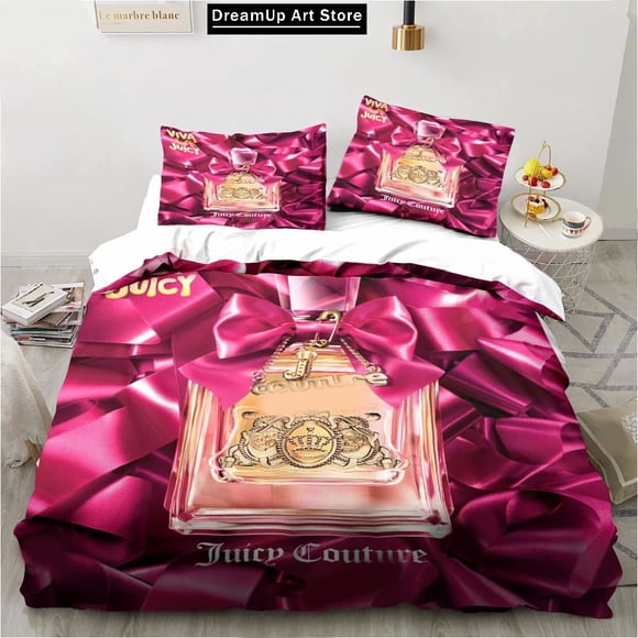 Juicy Couture Crown Bedding Set Music Band Excavator Sheet Double Child Bedding Set Mircofiber Polyester Duvet Cover