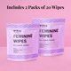 thumbnail image 2 of Toallitas Femeninas Desechables Biodegradables 40 Unidades, 2 of 9