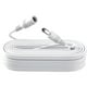 thumbnail image 1 of Cable Extension Dc Fuente Poder 12v Camara Ip 20metros Blanco, 1 of 6