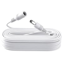 Genérica - Cable Extension Dc Fuente Poder 12V Camara Ip 20Metros Blanco