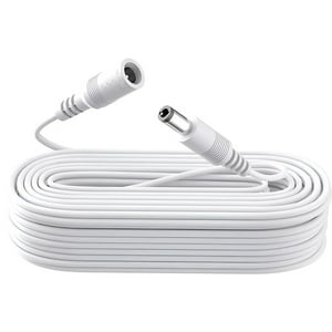 Genérica - Cable Extension Dc Fuente Poder 12V Camara Ip 20Metros Blanco