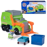 Camión De Reciclaje Toy Paw Patrol Crush N' Roll Con Rocky De Más De 3 Años