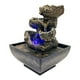 thumbnail image 3 of Fuente De Agua De Escritorio Cascada Resina Artesanía Agua Corriente Para Decoración De Jardín Estilo B, 3 of 3