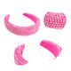 thumbnail image 3 of Diadema ancha con cristales brillantes acolchados y diamantes de imitación para mujer, accesorio para el cabello para fiestas, 3 of 5