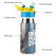 thumbnail image 3 of El Gigante de Hierro Botella de Agua con Tapa Pop Top de Un Toque, Acero Inoxidable, a Prueba de Fugas, para Deportes, Botella Infantil azul 12 oz, 3 of 6