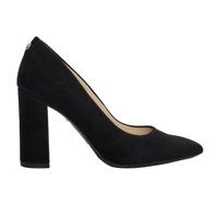 Pump Nine West Astoria 9X9 De Gamuza Negra Para Mujer, Talla 11