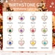 thumbnail image 4 of Collar  Love Pendant con Piedra de Nacimiento para Mujer, 4 of 4